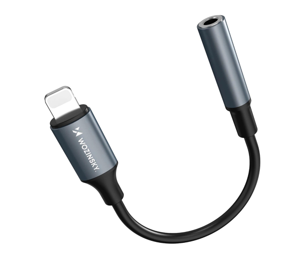 Wozinsky Adapter Lightning mini jack 3,5mm czarny WALJ-01 - 1487910 - zdjęcie 3
